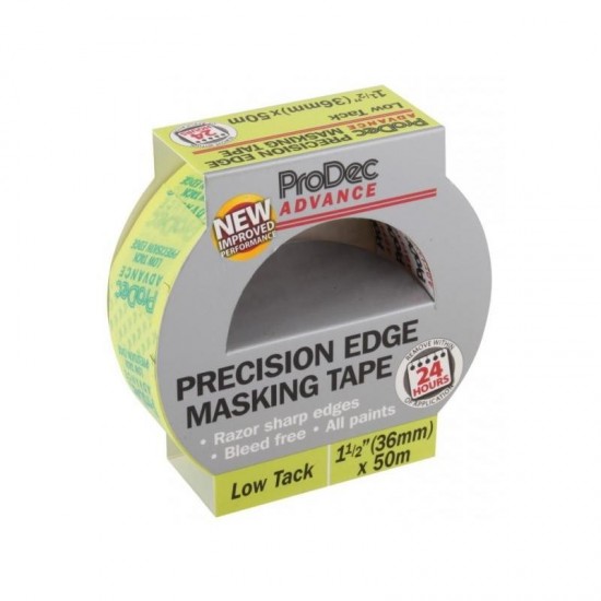 ProDec Low Tack Precision Edge Masking Tape - 36mm x 50m