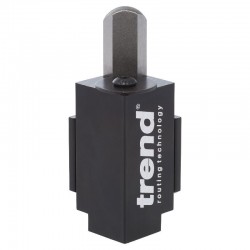 Trend Corner Chisel For Hinge Fitting - 70mm Black