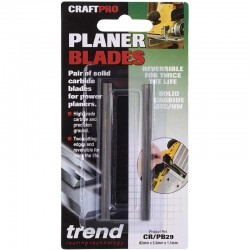 Trend Planer Blade Set For Craft - 82mm x 5.5mm x 1.1mm - 1 Pair