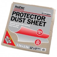 ProDec Decorators Grey Dust Sheet - 12ft x 9ft