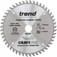Trend Craft Saw Blade - 160mm x 48T x 20mm