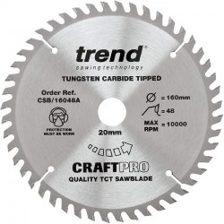 Trend Craft Saw Blade - 160mm x 48T x 20mm