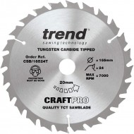 Trend Thin Craft Saw Blade - 165mm x 24T x 20mm