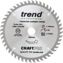 Trend Craft Saw Blade - 165mm x 48T x 20mm