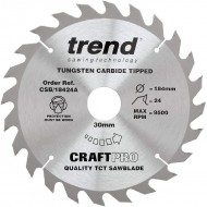 Trend Craft Saw Blade - 184mm x 24T x 30mm