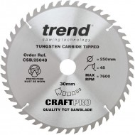 Trend Craft Saw Blade - 250mm x 48T x 20mm