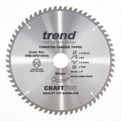 Trend Craft Saw Blade - 216mm x 64T x 30mm
