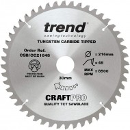 Trend Craft Saw Blade CC - 216mm x 48T x 30mm