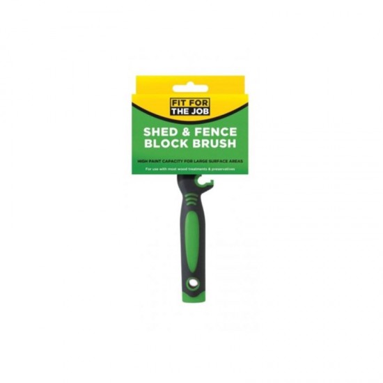 FFJ Shed & Fence Block Brush for Painting Large Areas