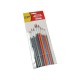 FFJ 12 Piece Set of Artist Paint Brushes with Colour Handles