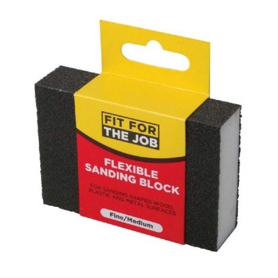 Fit For The Job Flexible Sanding Block - Fine/Medium Grade