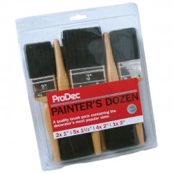 ProDec 12 Piece Painters Dozen Paint Brush Set