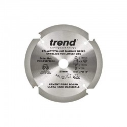 Trend Fibre Cement Saw Blade - PCD - 160mm x 4T x 20mm