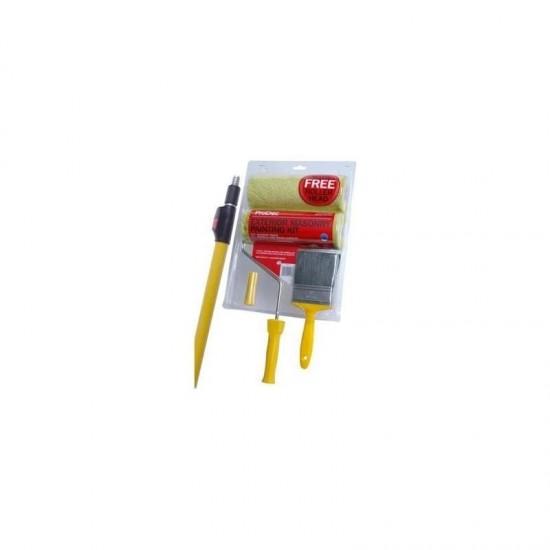 ProDec Exterior Masonry Painting Kit with Fibreglass Pole