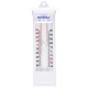 Faithfull Wall Mounted Thermometer With Press Button - Mercury Free