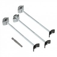 Trend 170mm Zip Bolts - Pack of 3 with Hex Bit