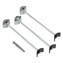 Trend 170mm Zip Bolts - Pack of 3 with Hex Bit