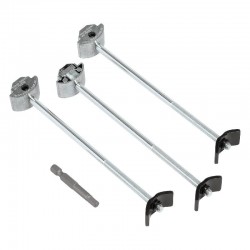Trend 170mm Zip Bolts - Pack of 3 with Hex Bit