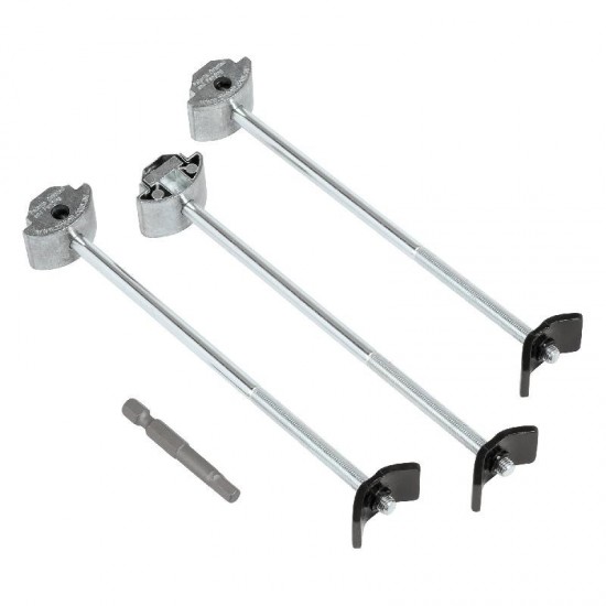 Trend 170mm Zip Bolts - Pack of 3 with Hex Bit