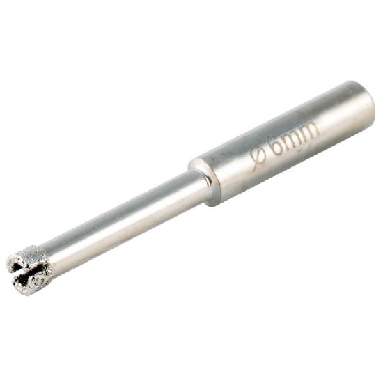 Tilerite 6mm Wet Cutting Diamond Drill Hole Saw For Porcelain, Marble & Granite