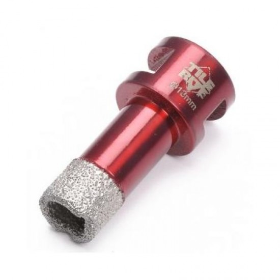 Tilerite 18mm Brazed Dry Drill For Porcelain, Marble & Granite - M14 Thread