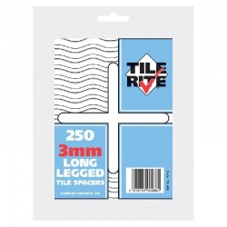 Tilerite 3mm Long Leg Tile Spacers - Pack of 250