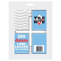 Tilerite 4mm Long Leg Tile Spacers - Pack of 250