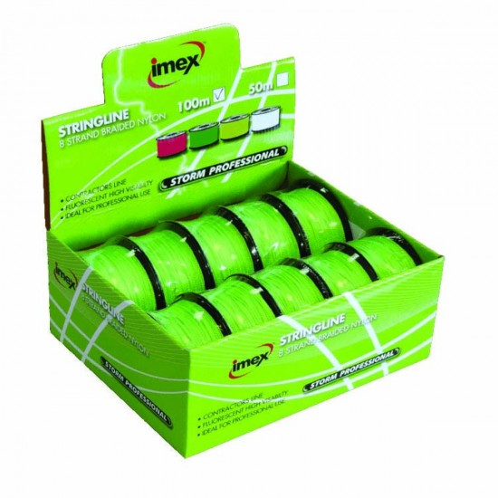 Imex 100m 8 Braid Green Stringline