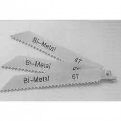 SupaTool 150mm Recip Saw Blades For Metal (3 Pack)