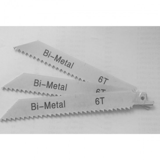 SupaTool 150mm Recip Saw Blades For Metal (3 Pack)
