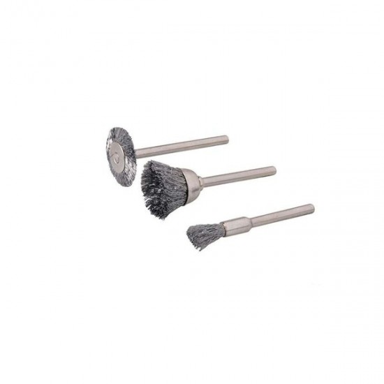 4 Piece Steel Brush Set