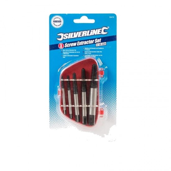 5 Piece Screw Extractor Set
