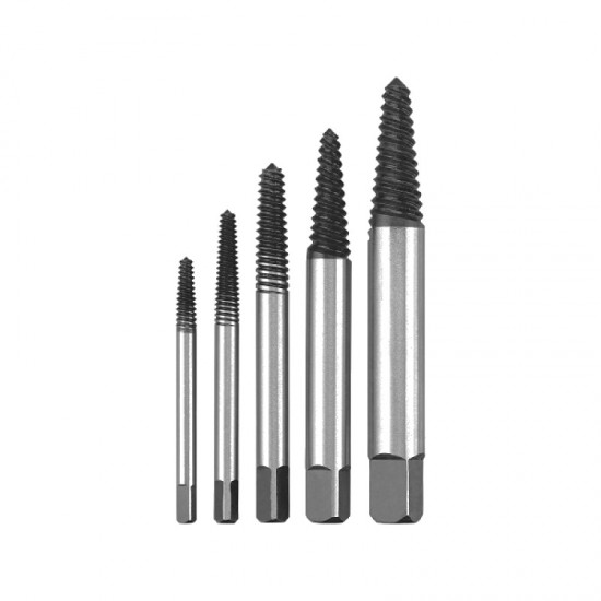 5 Piece Screw Extractor Set