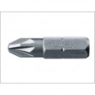 Stanley 25mm 1PT Pozi Hex Bit (Box of 25)