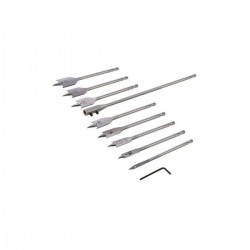 Silverline 8 Piece Flat Bit Set