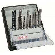 Bosch Professional 10 Piece Jigsaw Blades Set for Wood & Metal
