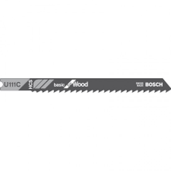 Bosch U111C Jigsaw Blades for Wood (3 Pack)