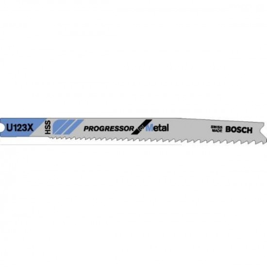 Bosch U123X Jigsaw Blades Progressor for Wood and Metal (3 Pack)