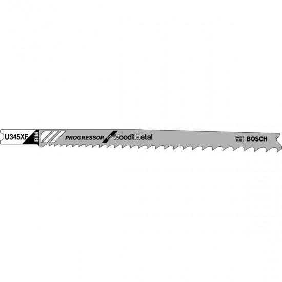 Bosch U345XF Jigsaw Blades Progressor for Wood and Metal (3 Pack)
