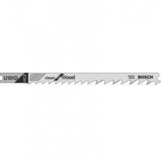 Bosch U101D Jigsaw Blades Clean Straight Cuts for Wood - Pack of 3