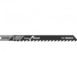 Bosch U111D Jigsaw Blades Straight Cuts for Wood - Pack of 3