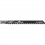 Bosch U111D Jigsaw Blades Straight Cuts for Wood - Pack of 3