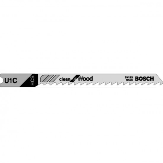 Bosch U1C Jigsaw Blades Clean for Wood - Pack of 3