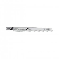 Bosch U234X Jigsaw Blades Straight Cuts for Thick Thin Wood - Pack of 5