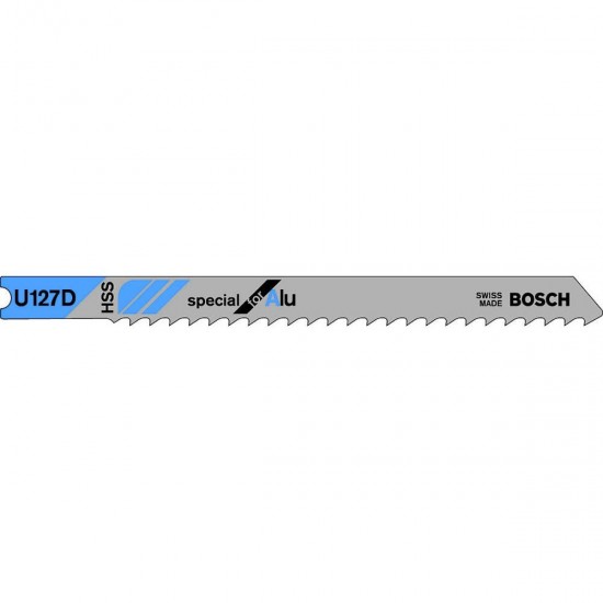 Bosch U127D Jigsaw Blades Special for Aluminum - Pack of 3