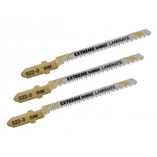 DeWalt DT2081 Mixed Material Jigsaw Blades Designed for Mixed (Pack of 3)
