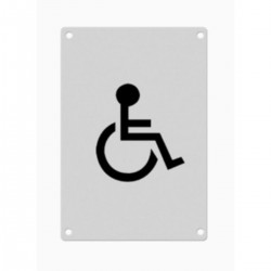 150mm x 100mm x 1.5mm Engraved Disabled Symbol