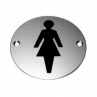 150mm x 100mm x 1.5mm Engraved Female Symbol S