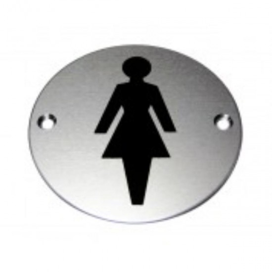150mm x 100mm x 1.5mm Engraved Female Symbol S