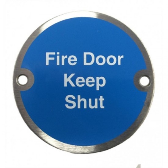 JFD200SS Fire Door Keep Shut Sign